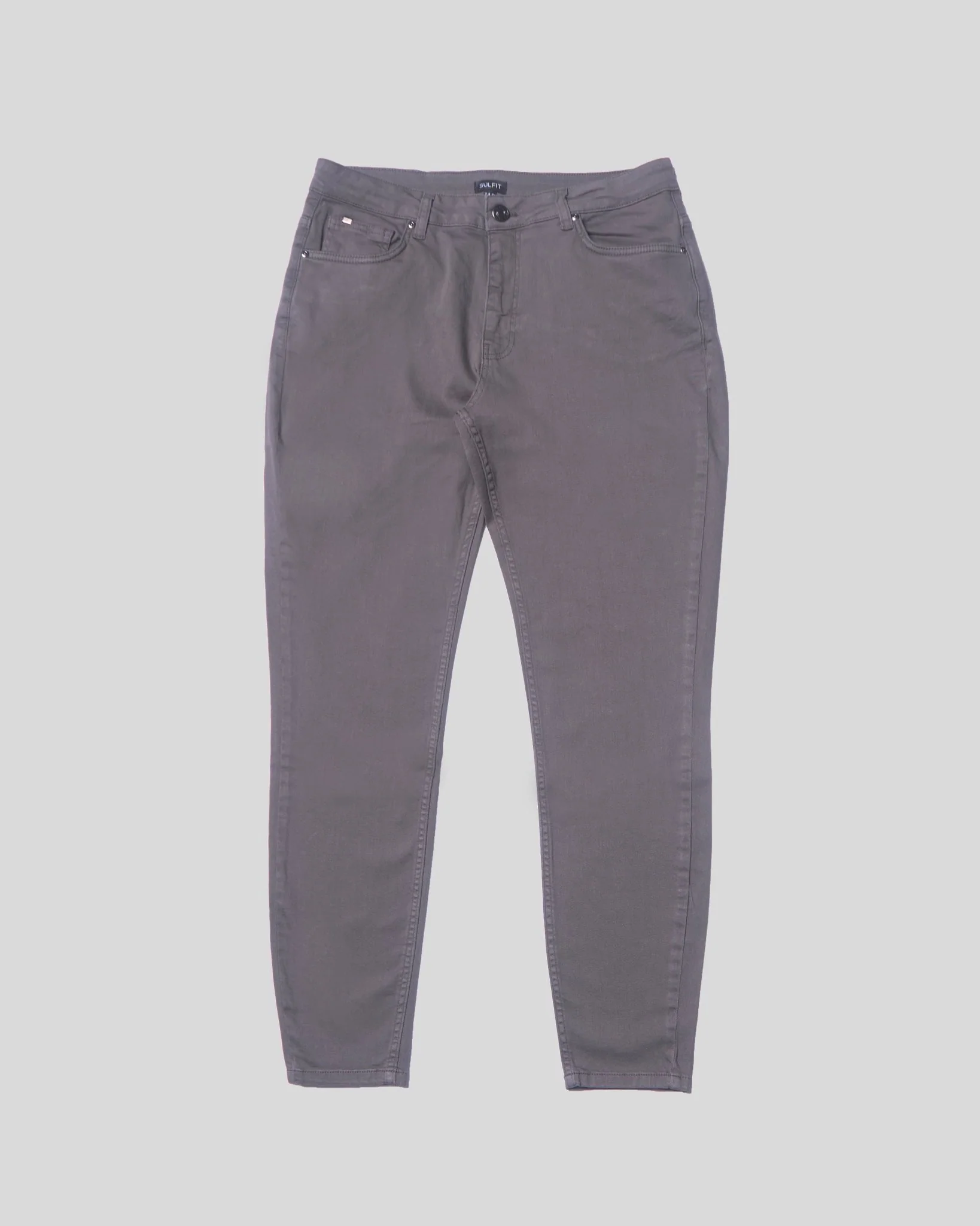 Slim Comfort Jeans In Dark Grey - Image 6