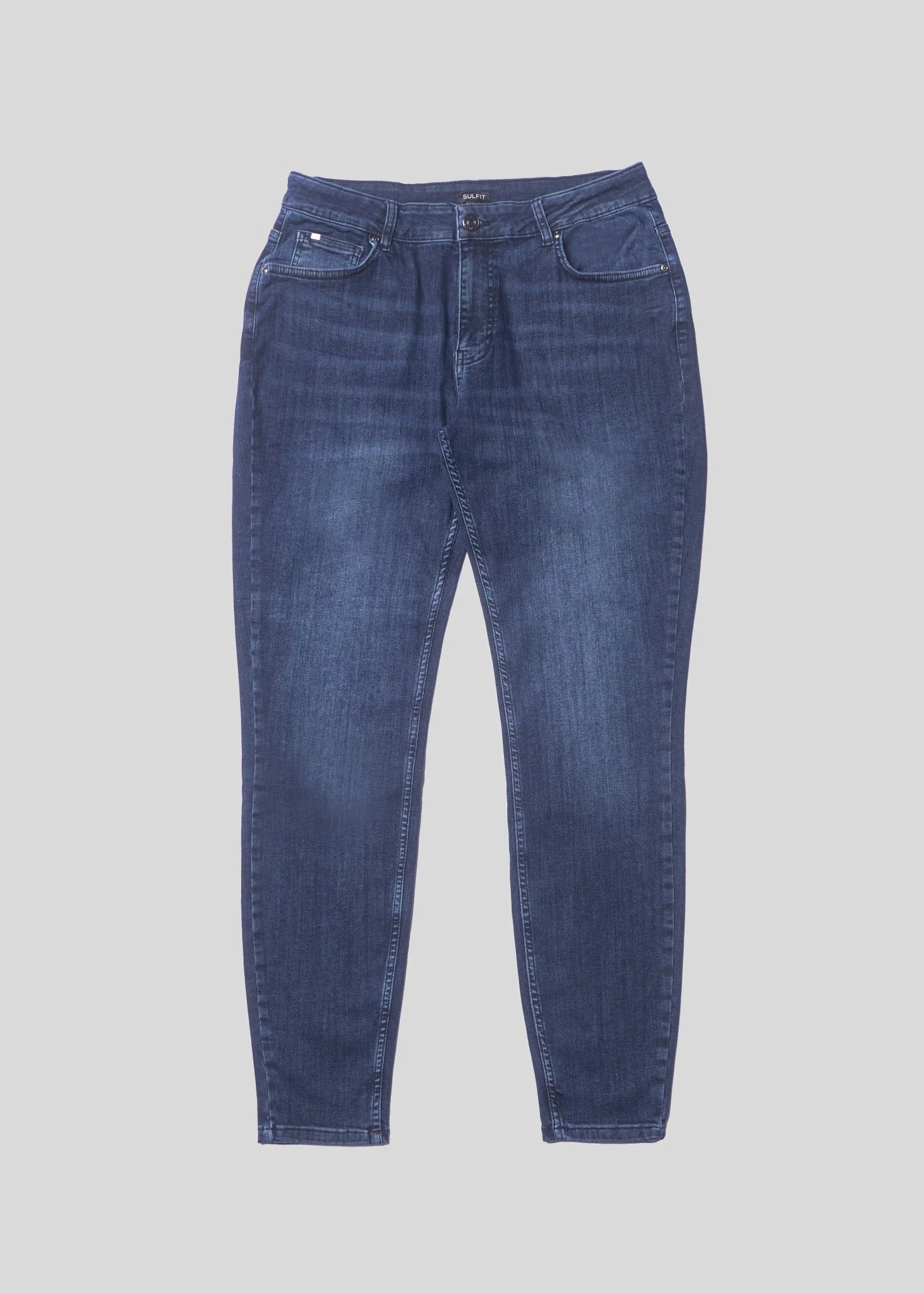 Slim Comfort Jeans In Dark Blue - Image 10