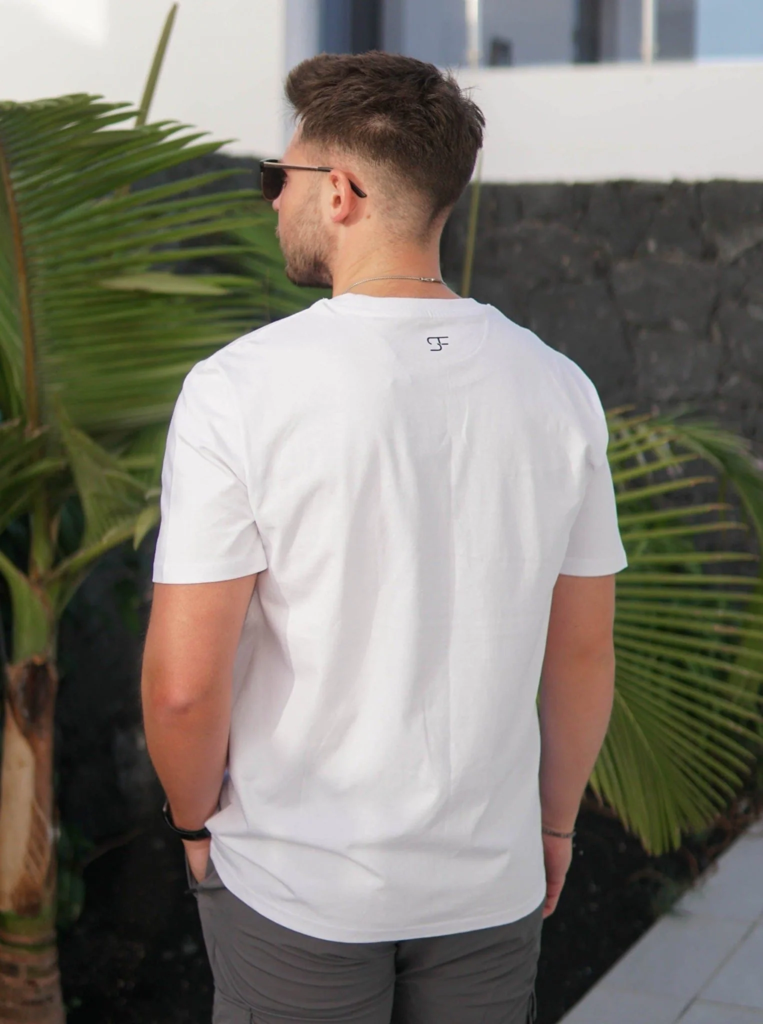 Premium T-Shirt In Ice White - Image 8