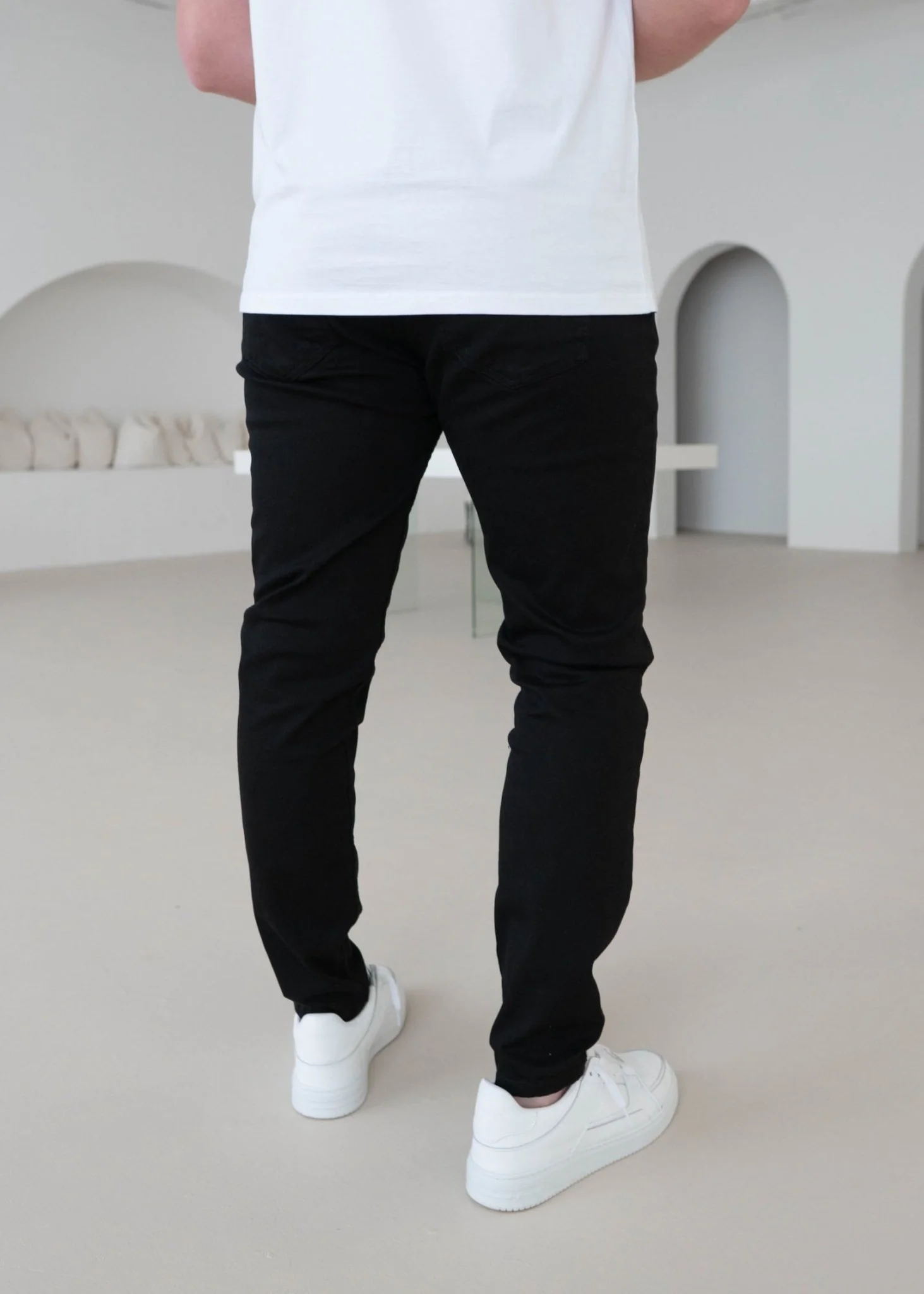 Slim Comfort Jeans In Jet Black - Image 7