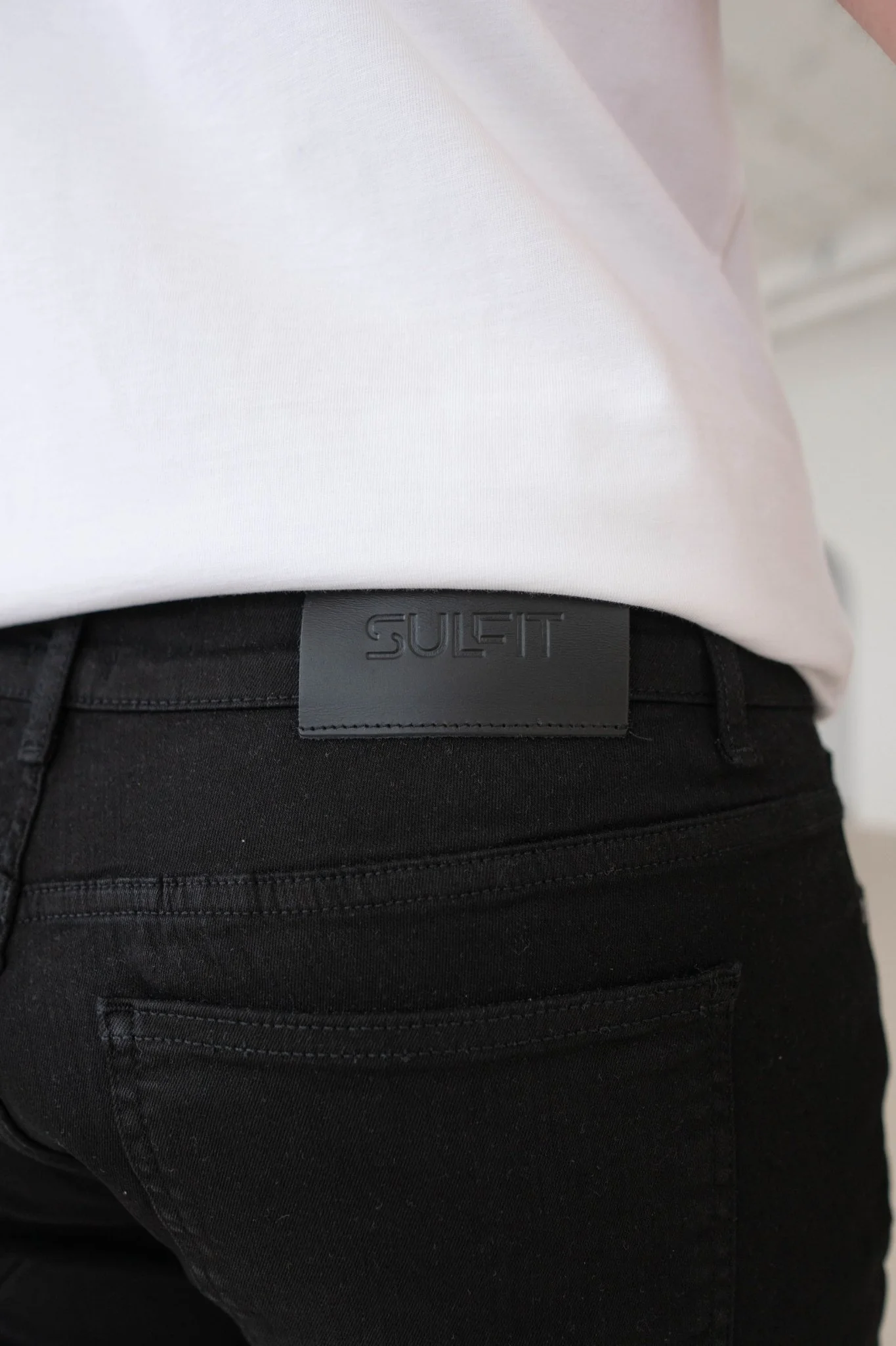 Slim Comfort Jeans In Jet Black - Image 8