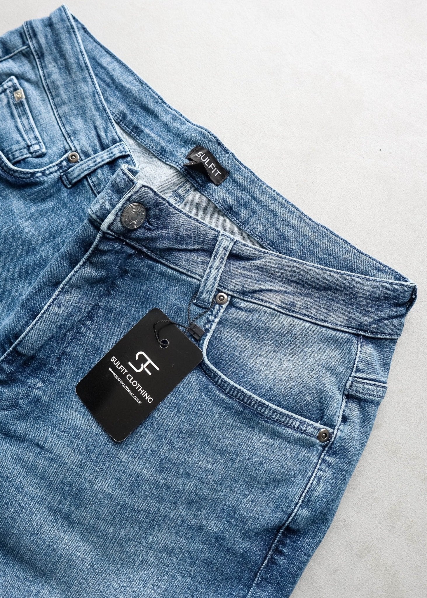 Slim Comfort Jeans In Light Blue - Image 11
