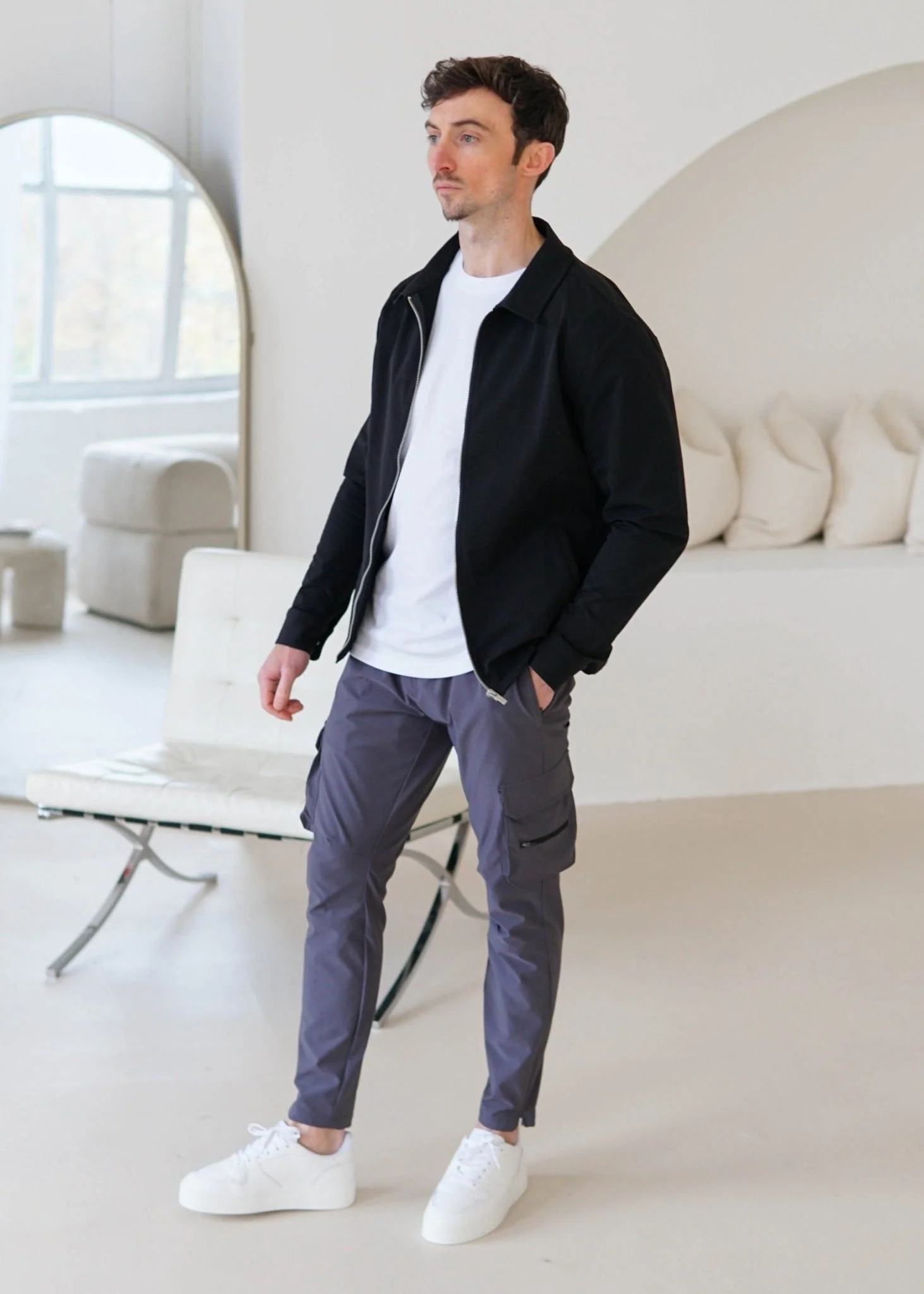 Smart Stretch Jacket In Black - Image 4