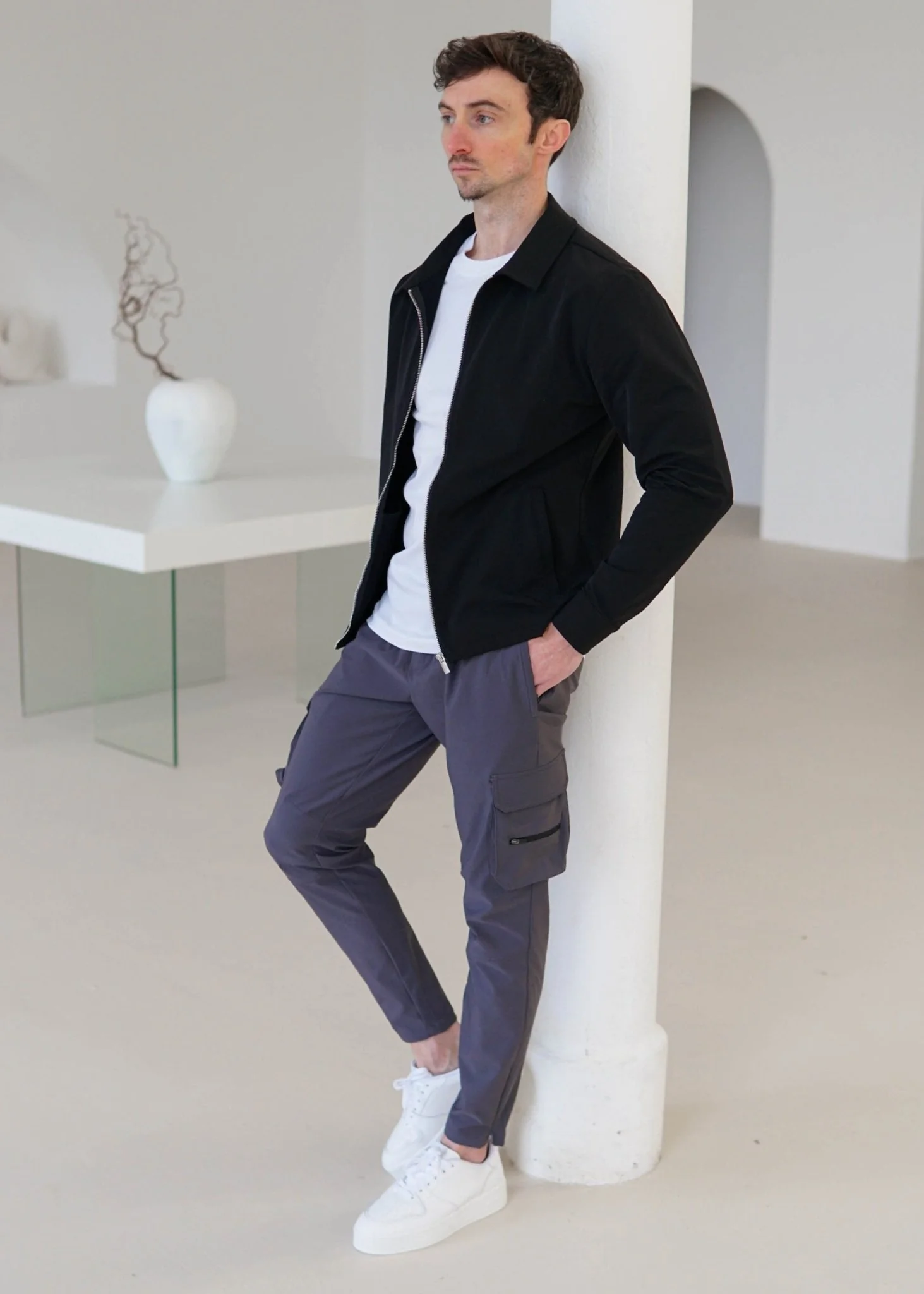 Smart Stretch Jacket In Black - Image 8
