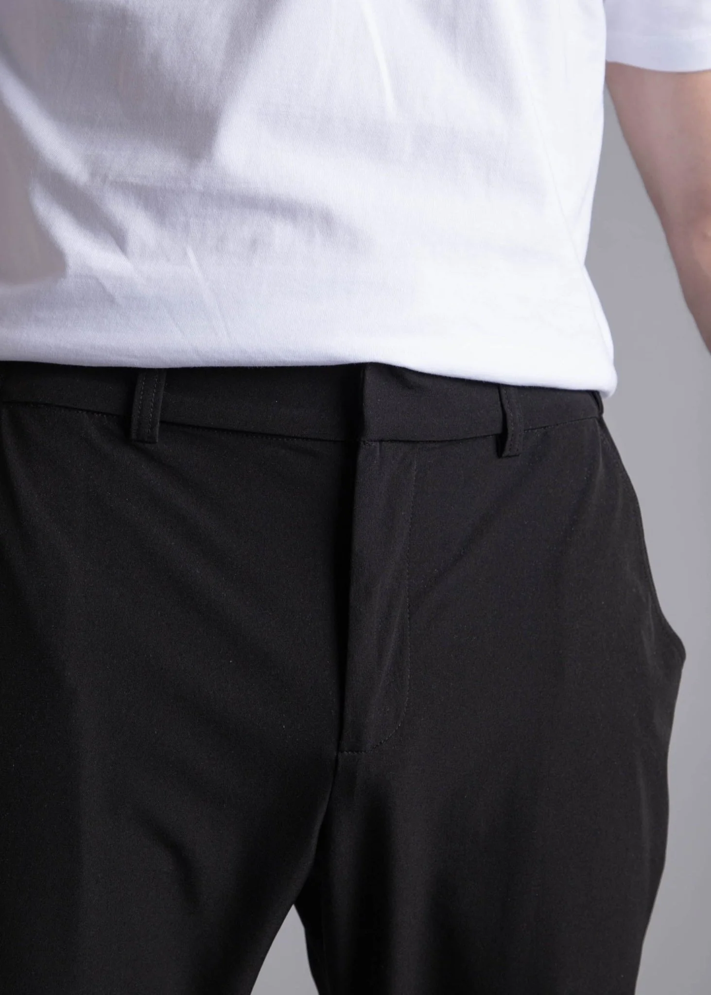 Smart Stretch Trouser In Black - Image 7