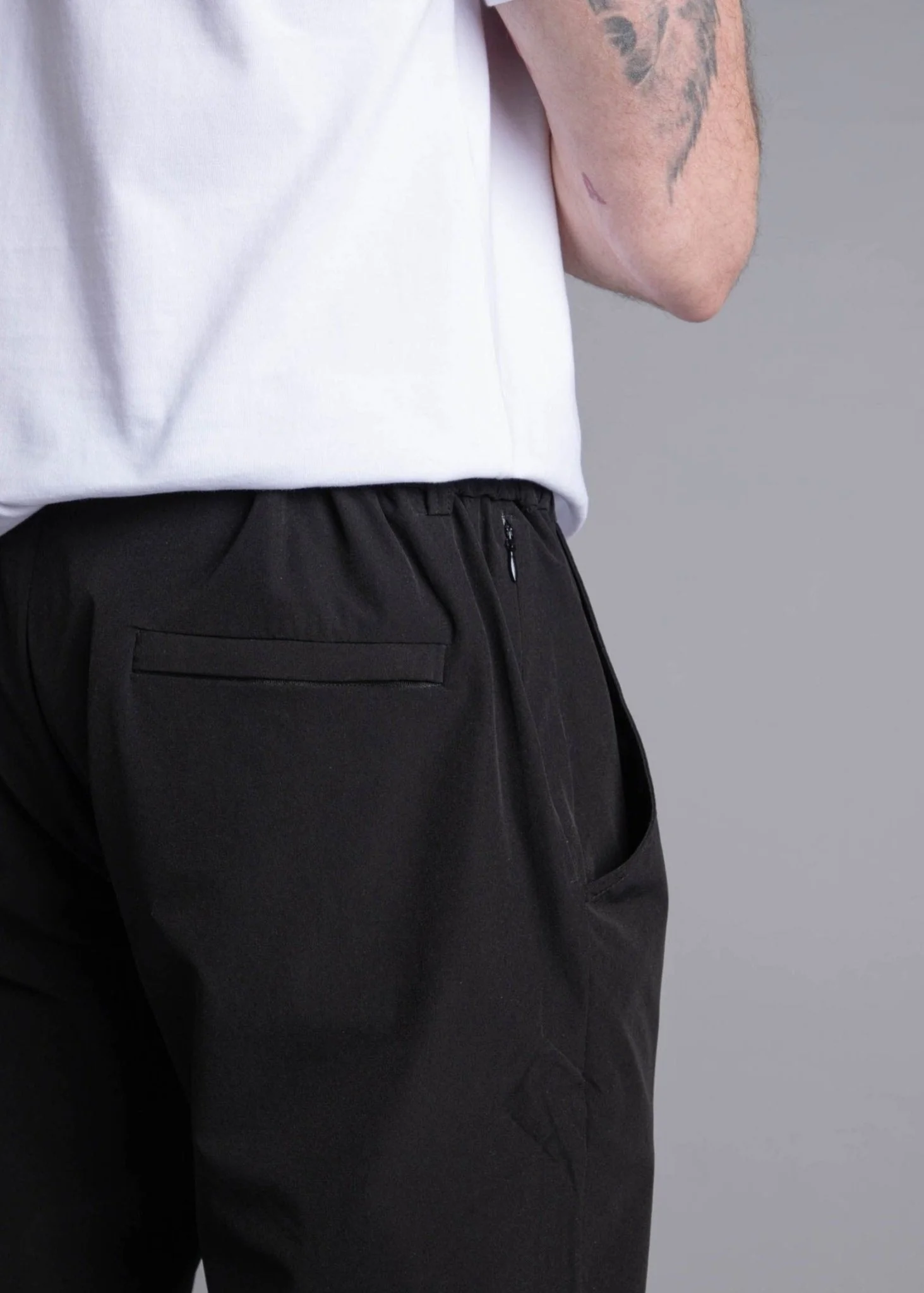 Smart Stretch Trouser In Black - Image 9