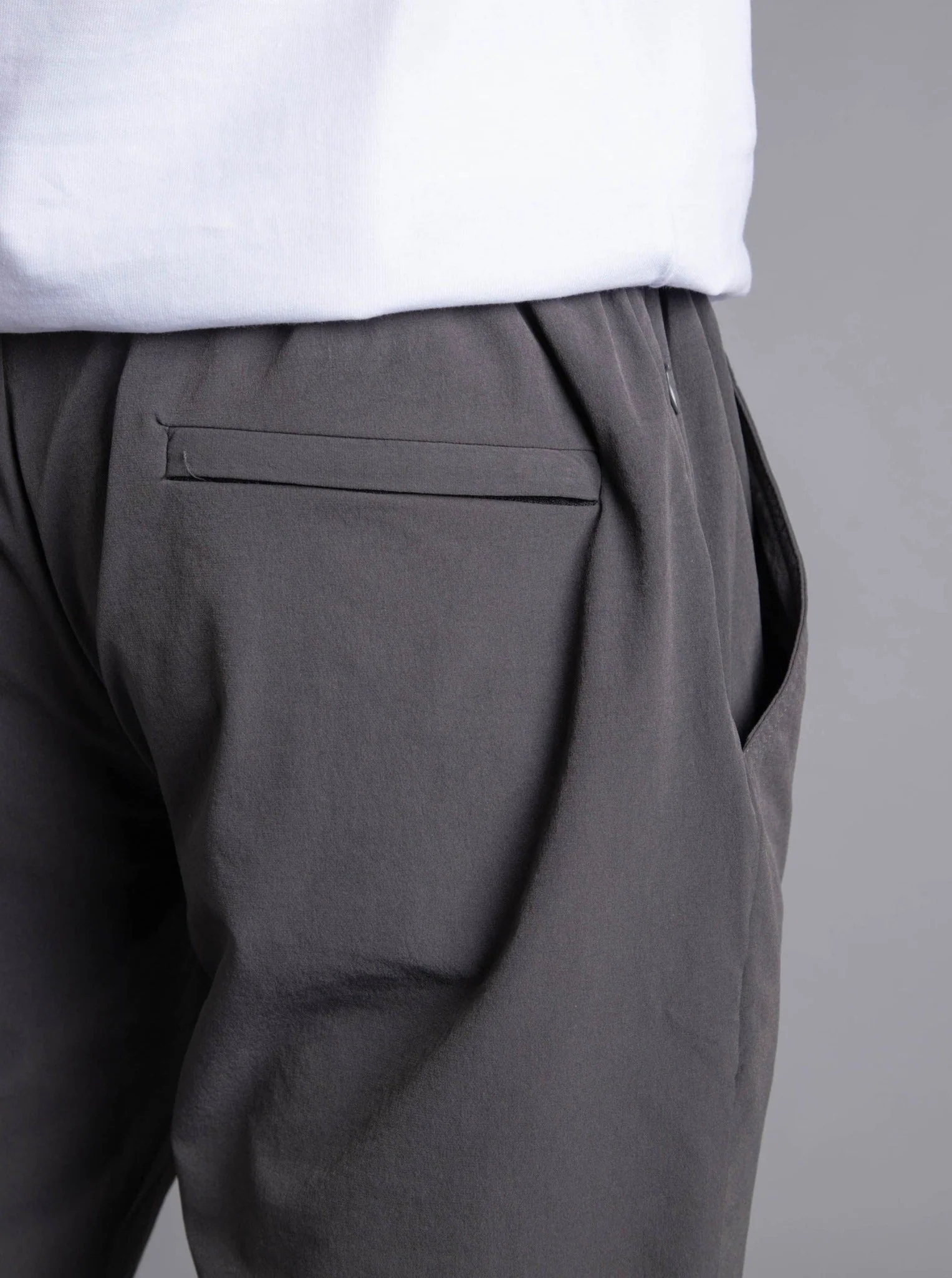 Smart Stretch Trouser In Charcoal - Image 6