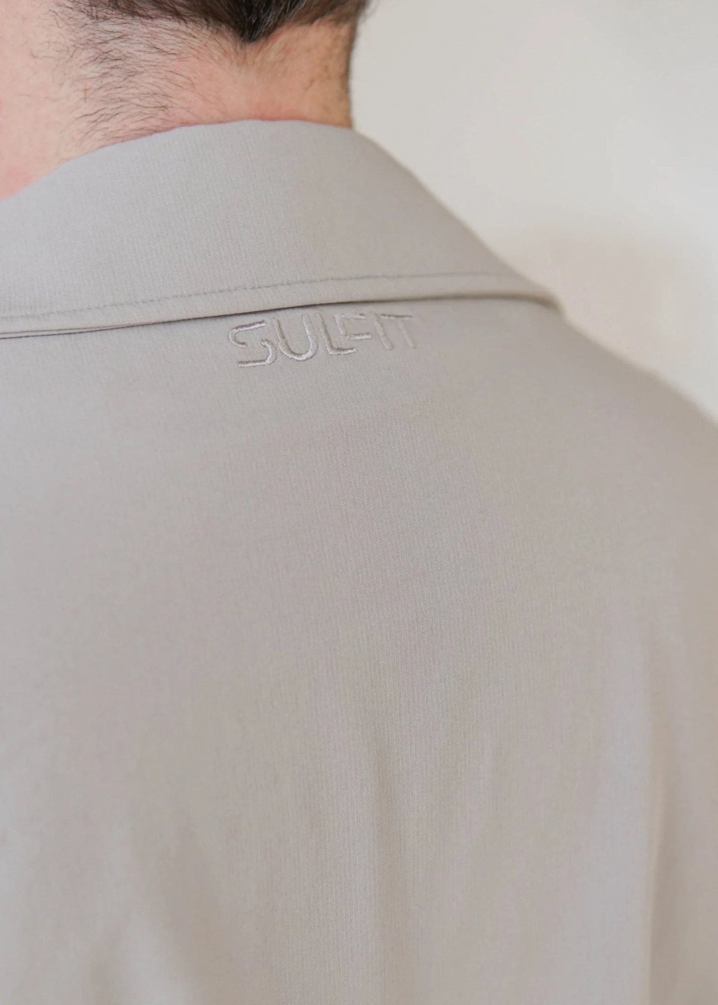 Tech Stretch Cargo Jacket In Stone - Image 12