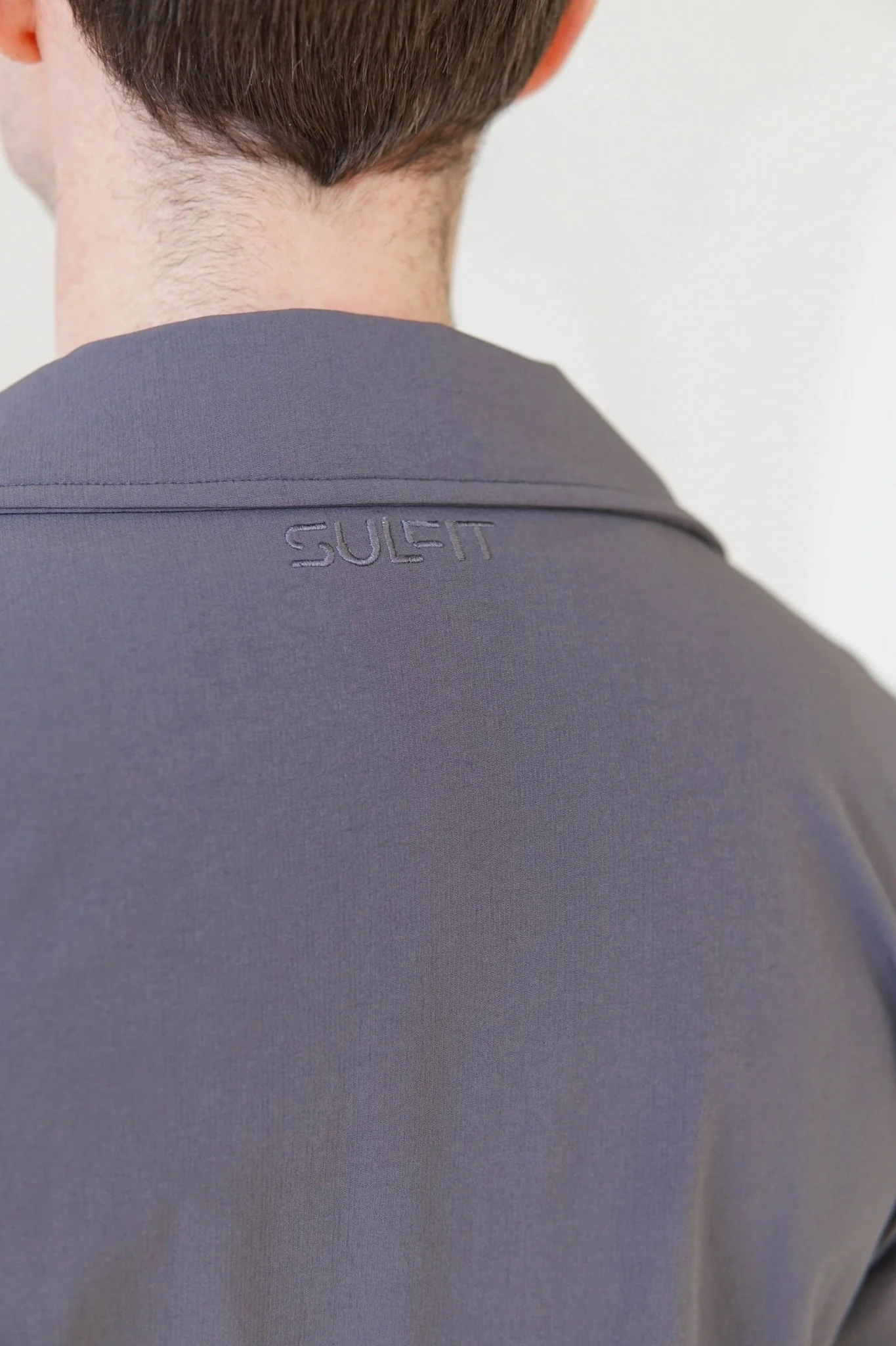 Tech Stretch Cargo Jacket In Charcoal - Image 4