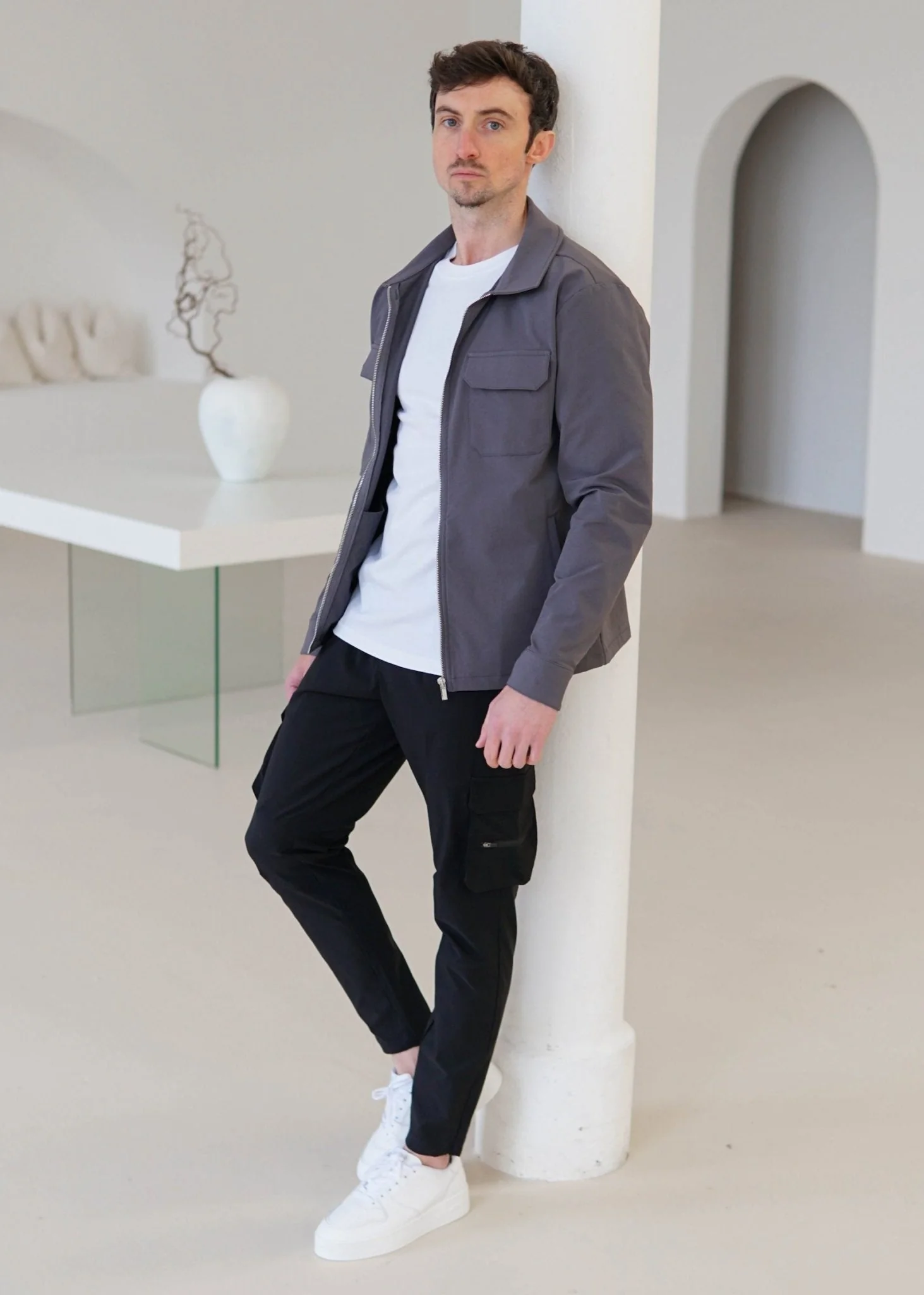 Tech Stretch Cargo Pant In Black - Image 2