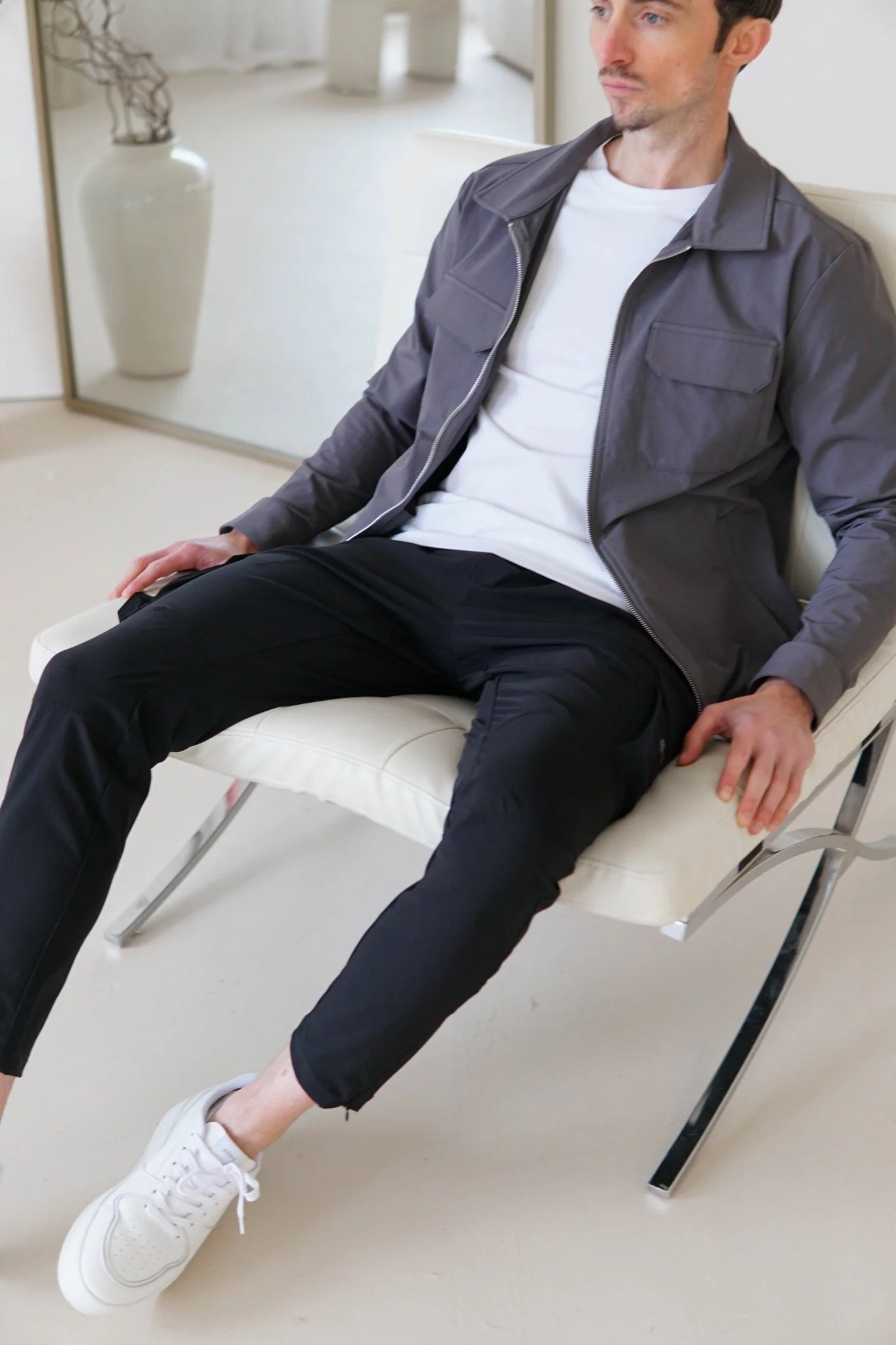 Tech Stretch Cargo Pant In Black - Image 4