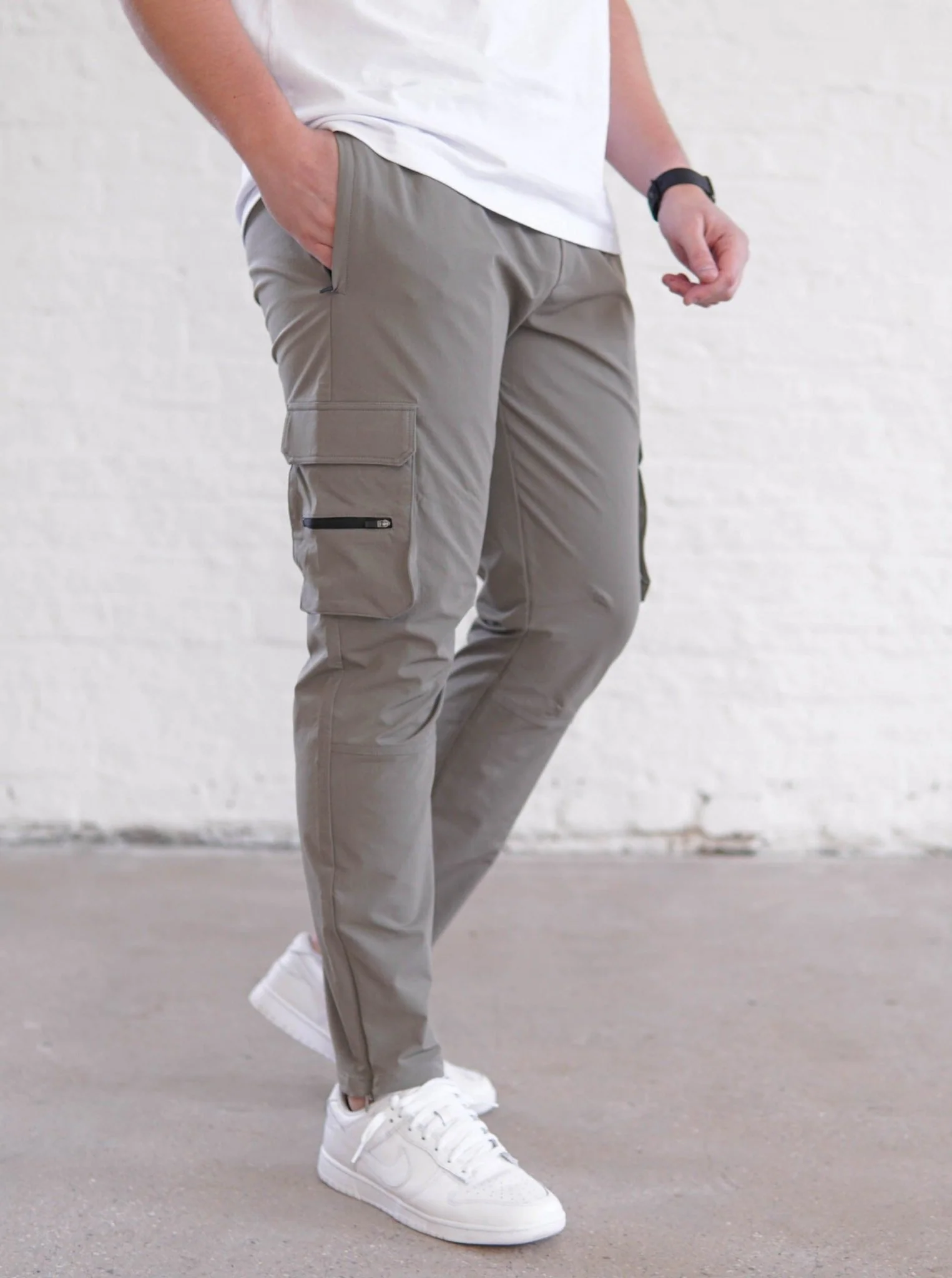 Tech Stretch Cargo Pant In Olive - Image 10