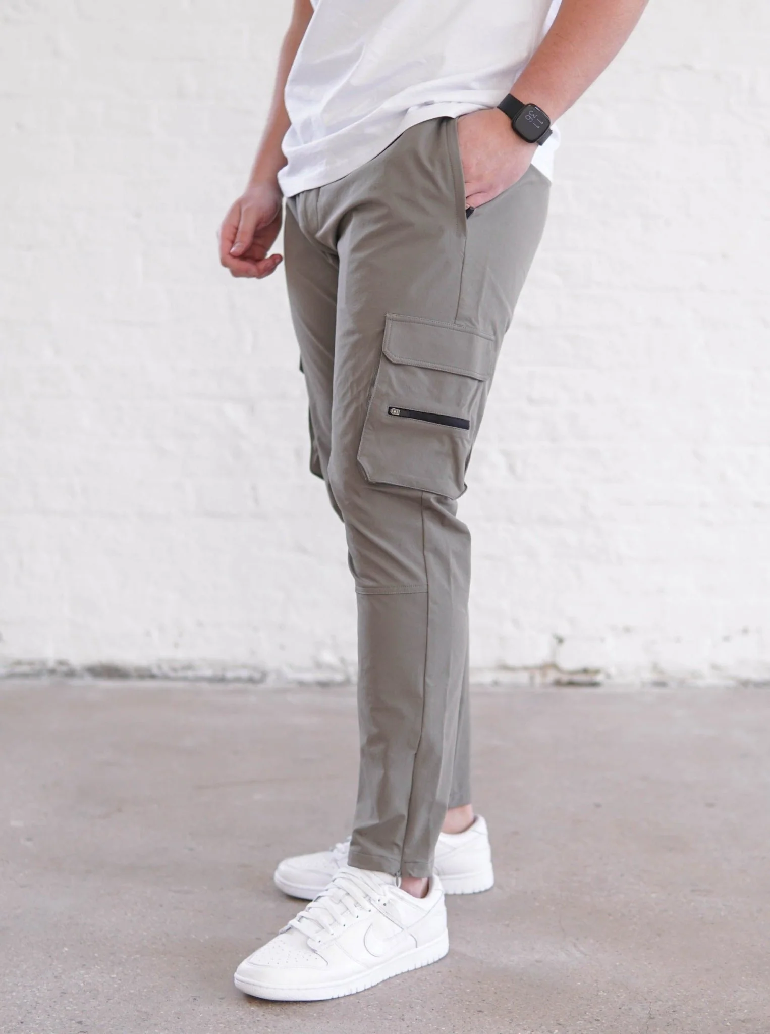 Tech Stretch Cargo Pant In Olive - Image 12