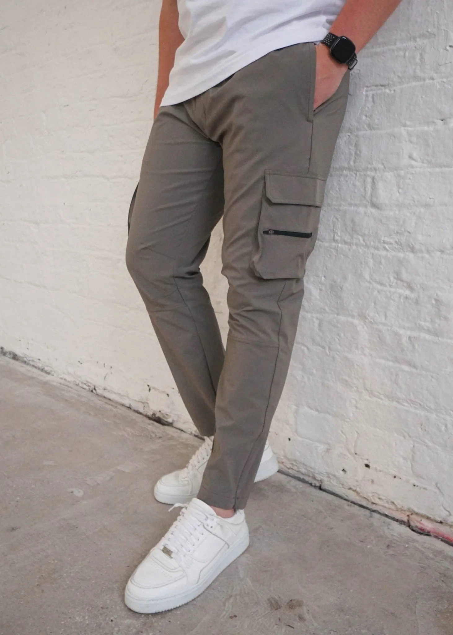 Tech Stretch Cargo Pant In Olive - Image 2