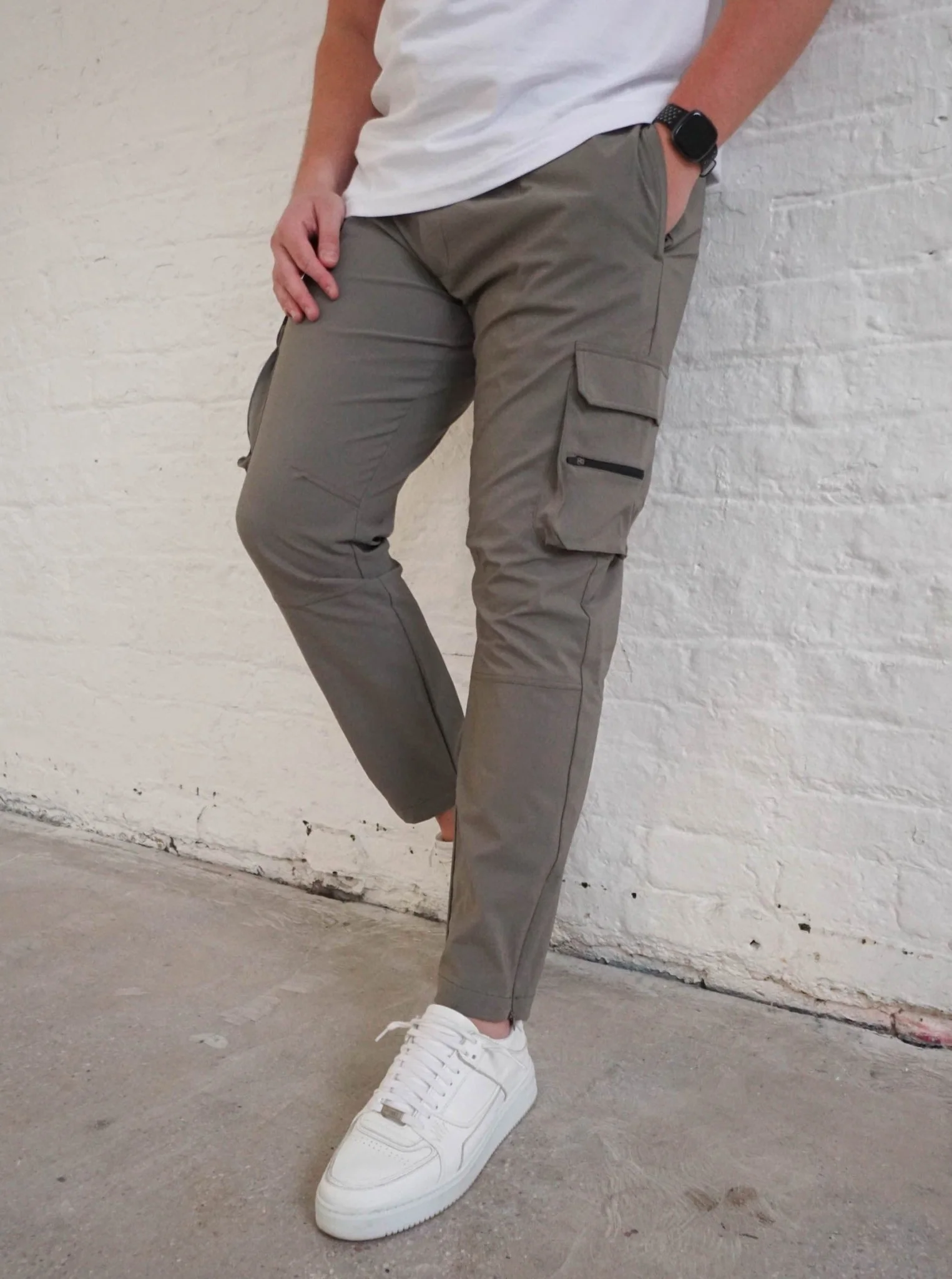 Tech Stretch Cargo Pant In Olive - Image 5